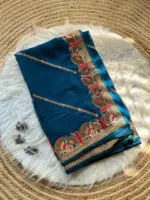 MHV Apasara Pure Georgett Saree Festive Collection - Image 5