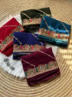 MHV Apasara Pure Georgett Saree Festive Collection - Image 7