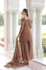 Mohini 9300 Fendy Sarara Suit With Embroidery Work - Image 2