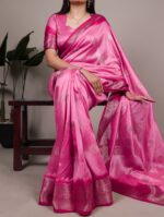 WMN 7909 Rumali Silk Festival Wear Saree Below 1000 - Image 3
