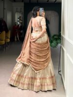 WMN 2025 Dupion Silk Lehenga Choli With Zari Weaving - Image 2