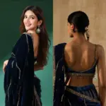 RBC 1123 Velvet Designer Indo Western With Embroidery Work - Image 3