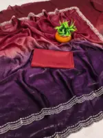 RC1 Vol 78 Fandy Satin Saree With Jarkhan work