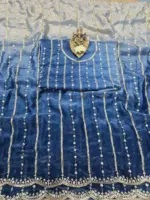 RC1 Vol 80 Fendy Sattin Emrodairy Saree Party Wear Collection - Image 2