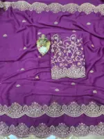 RC1 Vol 81 Star Georgette Silk Festive Wear Saree Collection - Image 3