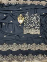 RC1 Vol 81 Star Georgette Silk Festive Wear Saree Collection - Image 4