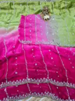 RC1 Vol 82 Space Silk Saree With Original Beeds Work - Image 4