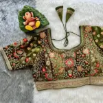 Ruhi Vol 62 Velvet Bridal Wedding Blouse Diamond Work