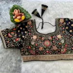 Ruhi Vol 62 Velvet Bridal Wedding Blouse Diamond Work - Image 7