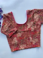 Ruhi Vol 63 Stretchable Cotton Kalamkari Printed Blouse - Image 2