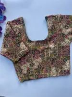 Ruhi Vol 63 Stretchable Cotton Kalamkari Printed Blouse - Image 5