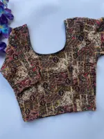 Ruhi Vol 63 Stretchable Cotton Kalamkari Printed Blouse - Image 6