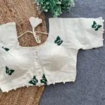 Ruhi Vol 64 Pure Camric Cotton Blouse With Embroidery Work - Image 7