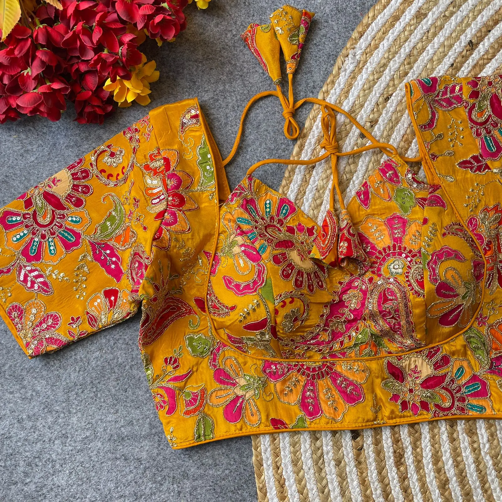 Ruhi Vol 72 Heavy Chinon Position Printed Wedding Blouse Ruhi Vol 72 Heavy Chinon Position Printed Wedding Blouse - Image 1