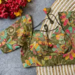 Ruhi Vol 72 Heavy Chinon Position Printed Wedding Blouse - Image 3