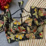 Ruhi Vol 72 Heavy Chinon Position Printed Wedding Blouse - Image 4