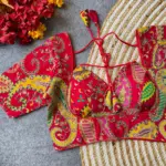 Ruhi Vol 72 Heavy Chinon Position Printed Wedding Blouse - Image 6