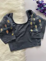 Ruhi Vol 73 Organza Stretchable Blouse Collection Below 500 - Image 4