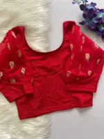 Ruhi Vol 73 Organza Stretchable Blouse Collection Below 500 - Image 6