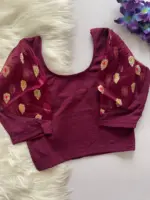 Ruhi Vol 73 Organza Stretchable Blouse Collection Below 500 - Image 7