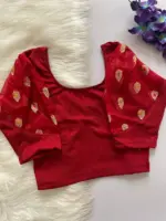 Ruhi Vol 73 Organza Stretchable Blouse Collection Below 500 - Image 8