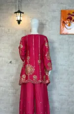 SBD 1801 Chinon Silk Plazo Kurti Festive Collection - Image 3