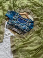 WMS Vol 115 Soft Nc Satin Party Wear Saree - Image 5