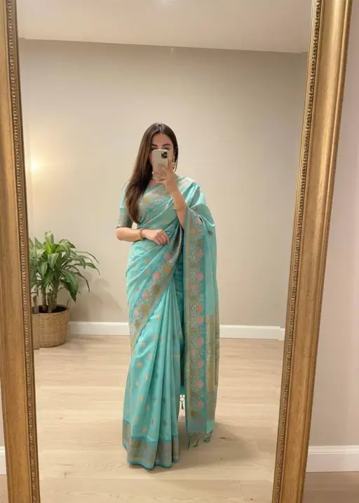 WMS Vol 117 Soft Weaving Saree Festival Wear Collection