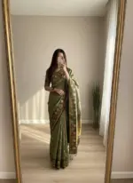 WMS Vol 117 Soft Weaving Saree Festival Wear Collection - Image 3