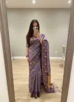 WMS Vol 117 Soft Weaving Saree Festival Wear Collection - Image 5