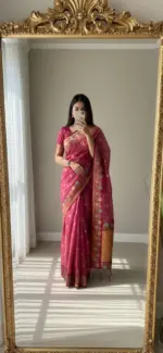 WMS Vol 117 Soft Weaving Saree Festival Wear Collection - Image 7