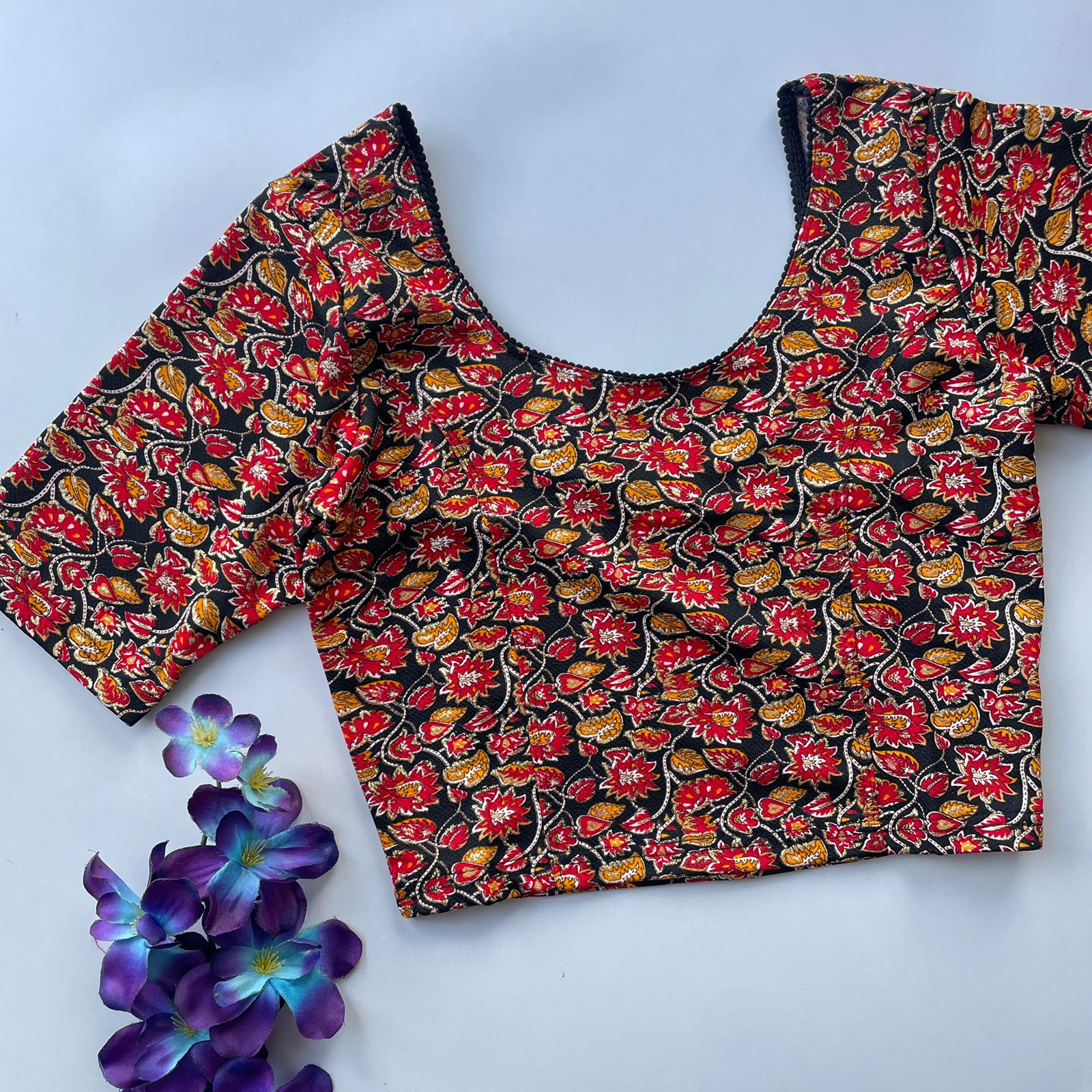 WhatsApp Image 2025-11-29 at 3.06.53 PM (1) Ruhi Vol 76 Stretchable Cotton Kalamkari Printed - Image 1