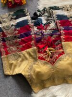 Ruhi Vol 77 Pure Roman Silk Bridal Wedding - Image 12