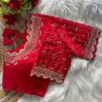 Ruhi Vol 111 Roman Silk Jari Beads Work - Image 6