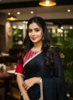 Aawiya 11 Black Star Georgette Mirror Lace - Image 2