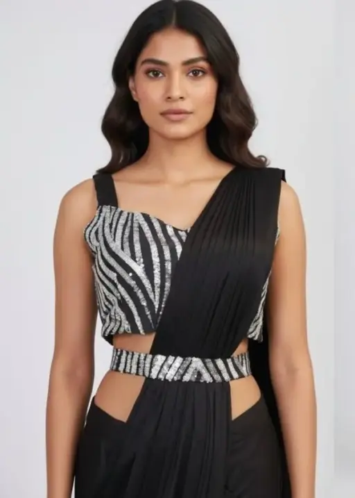 Ad Lycra Vol 1 Ready to Wear Saree with Belt Collection