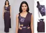 Ad Lycra Vol 1 Ready to Wear Saree with Belt Collection - Image 2