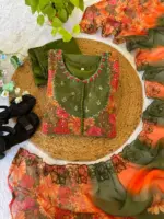 Alia 536 Fox Georgette Digital Printed - Image 2