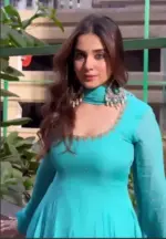 Alia 537 Sky Blue Fox Georgette - Image 5