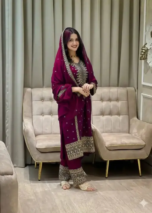 ASD 7094 Faux Georgette Festival