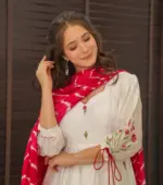 ATQ Vol 40 Chanderi Silk Anarkali - Image 3