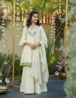 Baby 235 Cosmos Gold Jari Silk Gharara Suit