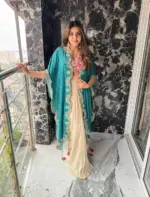 BDB 48 Crepe Silk Sequins Embroidery Indo - Image 2