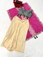 BDB 48 Crepe Silk Sequins Embroidery Indo - Image 4