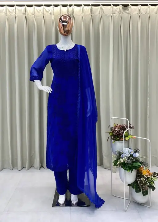 BV 354 Georgette Embroidery