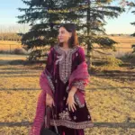 BV 421 Velvet Embroidery Winter - Image 3