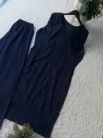 BV 432 Nevy Blue Reyon Embroidery - Image 2