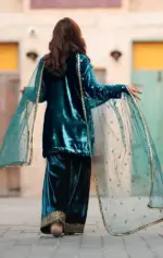 C585 1433 Velvet Embroidery Winter - Image 3