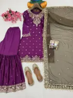 C585 Chinon Silk Designer Eid Festival - Image 3