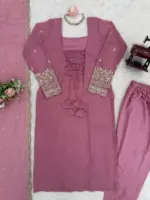 Deepika 5947A Foux Gorgette Designer - Image 3